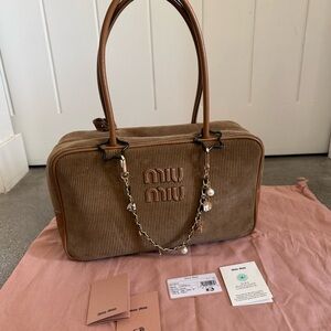 ✅SOLD✅ Authentic Miu Miu Beau in Cinnamon Corduroy
